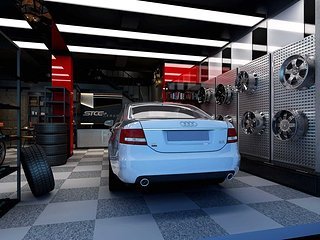 汽車(chē)配件零售店圖片